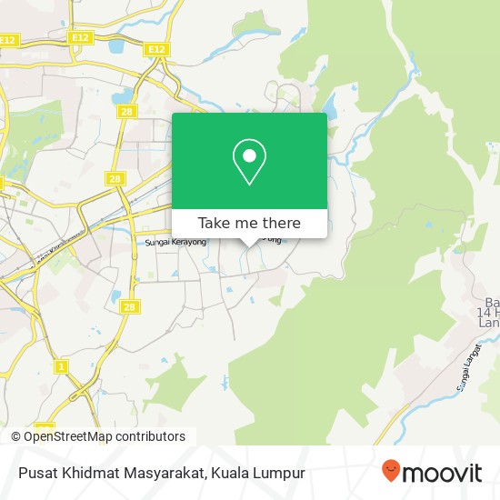 Pusat Khidmat Masyarakat map