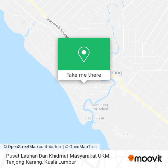 Pusat Latihan Dan Khidmat Masyarakat UKM, Tanjong Karang map