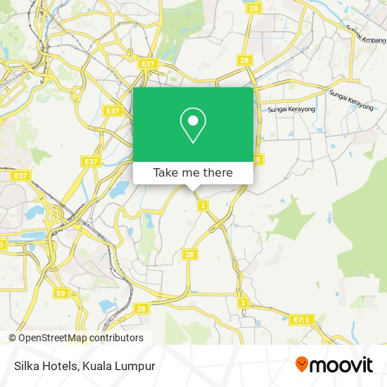 Silka Hotels map