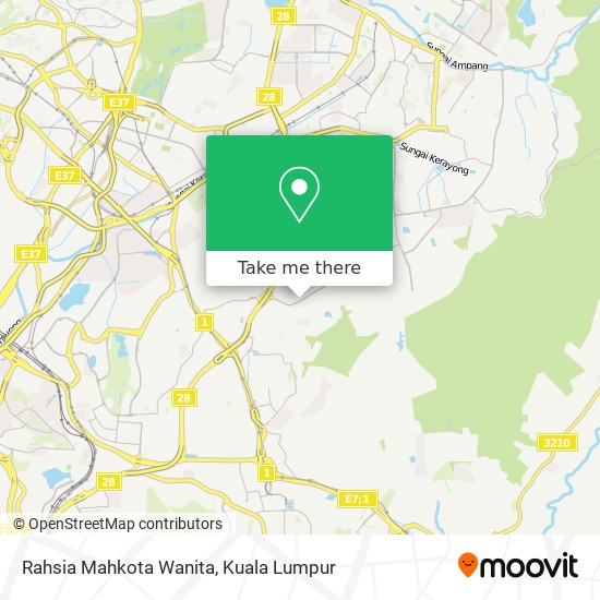 Rahsia Mahkota Wanita map