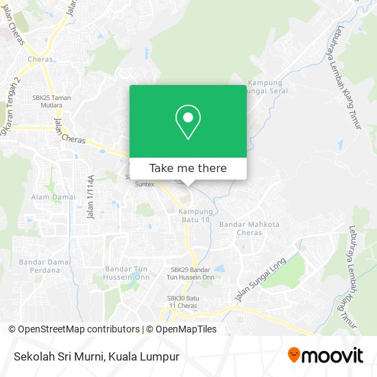 Sekolah Sri Murni map