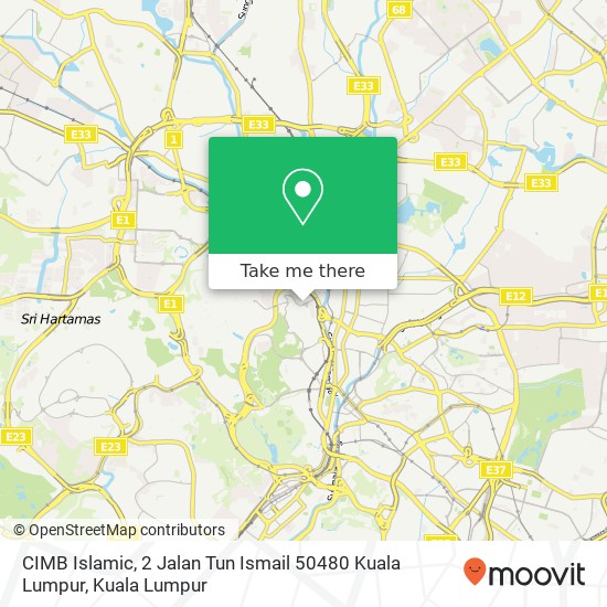 CIMB Islamic, 2 Jalan Tun Ismail 50480 Kuala Lumpur map