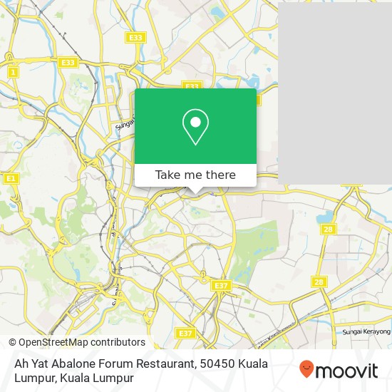 Ah Yat Abalone Forum Restaurant, 50450 Kuala Lumpur map