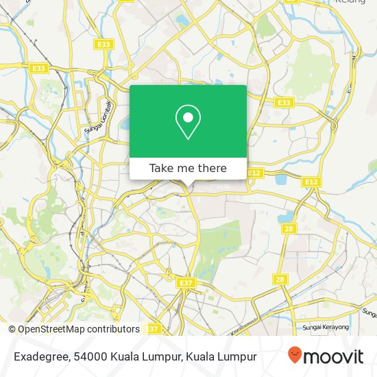 Peta Exadegree, 54000 Kuala Lumpur