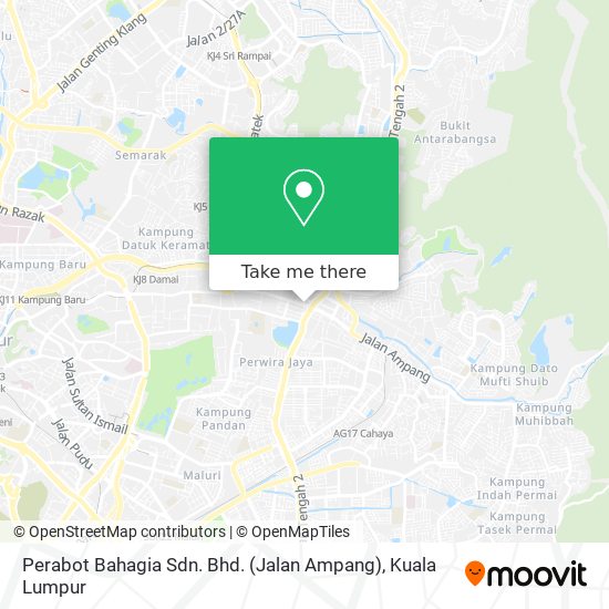 Perabot Bahagia Sdn. Bhd. (Jalan Ampang) map