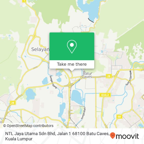 NTL Jaya Utama Sdn Bhd, Jalan 1 68100 Batu Caves map