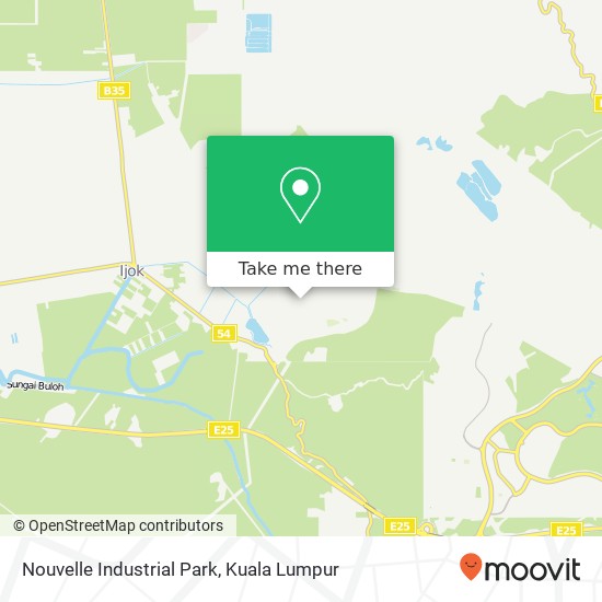 Nouvelle Industrial Park map