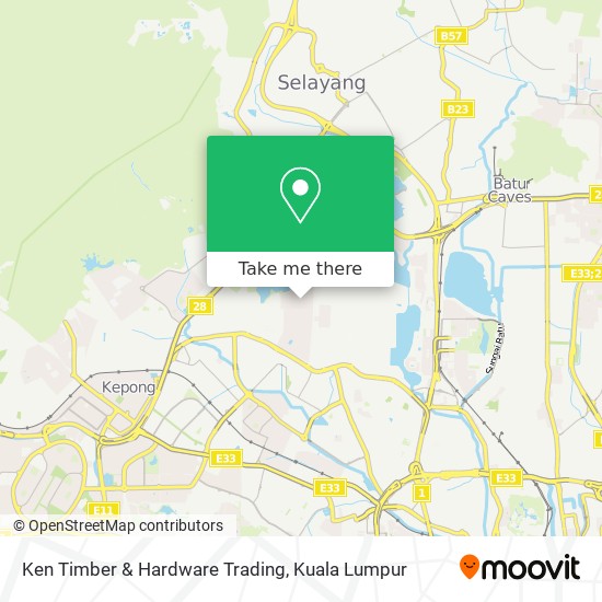 Ken Timber & Hardware Trading map