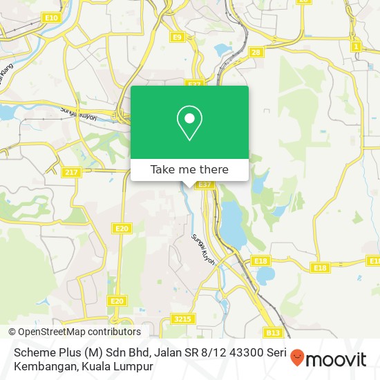 Scheme Plus (M) Sdn Bhd, Jalan SR 8 / 12 43300 Seri Kembangan map