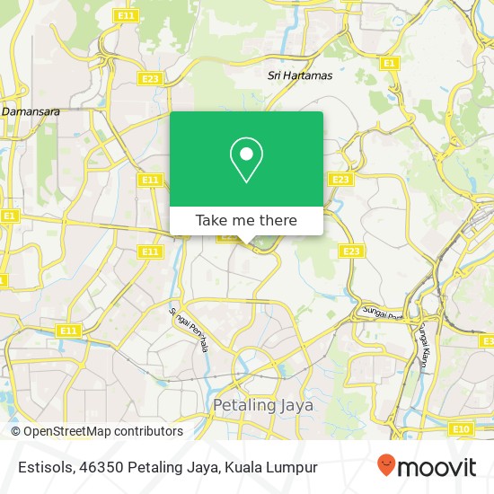 Estisols, 46350 Petaling Jaya map