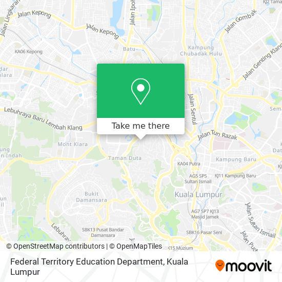 How to get to Federal Territory Education Department in Kuala 