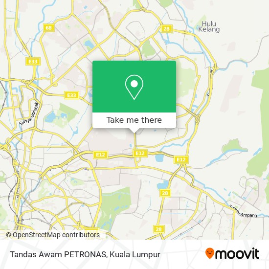 Tandas Awam PETRONAS map