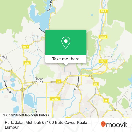 Peta Park, Jalan Muhibah 68100 Batu Caves