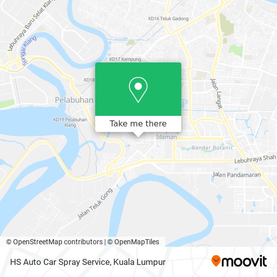 HS Auto Car Spray Service map