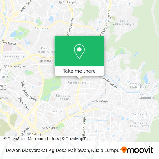 Dewan Masyarakat Kg Desa Pahlawan map
