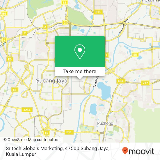 Sritech Globals Marketing, 47500 Subang Jaya map