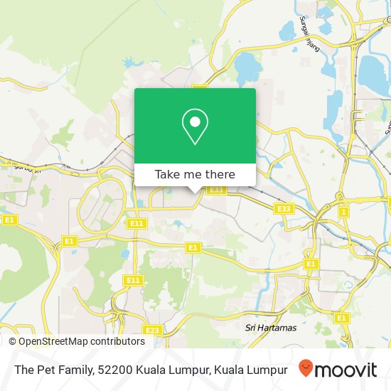 Peta The Pet Family, 52200 Kuala Lumpur