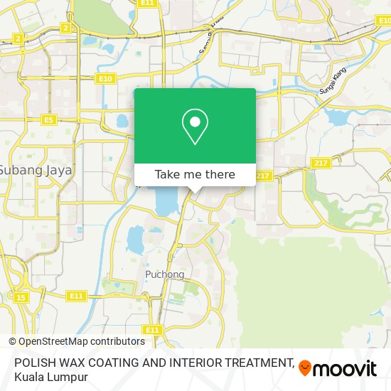 POLISH WAX COATING AND INTERIOR TREATMENT map