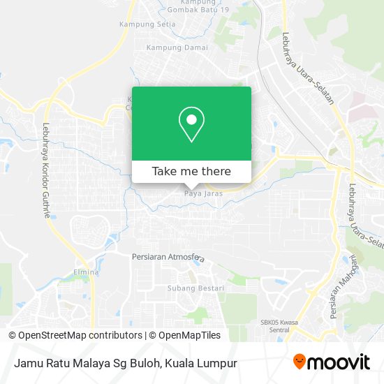 Peta Jamu Ratu Malaya Sg Buloh