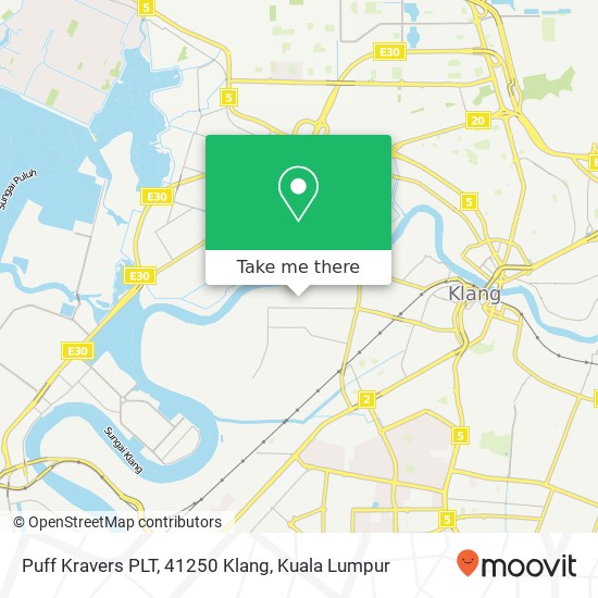Peta Puff Kravers PLT, 41250 Klang