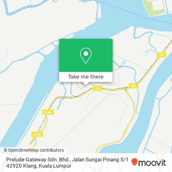 Peta Prelude Gateway Sdn. Bhd., Jalan Sungai Pinang 5 / 1 42920 Klang