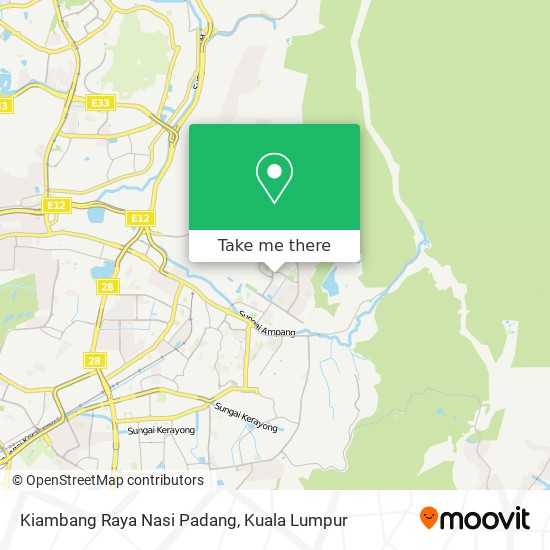 Kiambang Raya Nasi Padang map