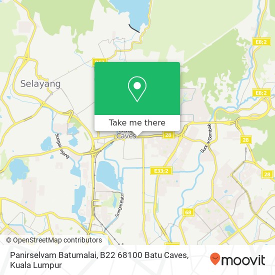 Panirselvam Batumalai, B22 68100 Batu Caves map