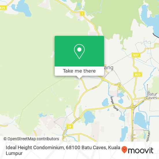 Ideal Height Condominium, 68100 Batu Caves map