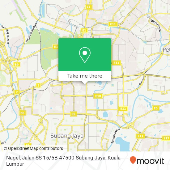 Nagel, Jalan SS 15 / 5B 47500 Subang Jaya map