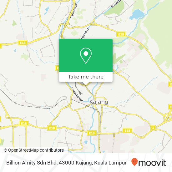 Billion Amity Sdn Bhd, 43000 Kajang map