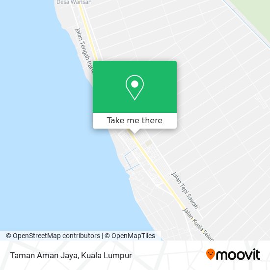Peta Taman Aman Jaya