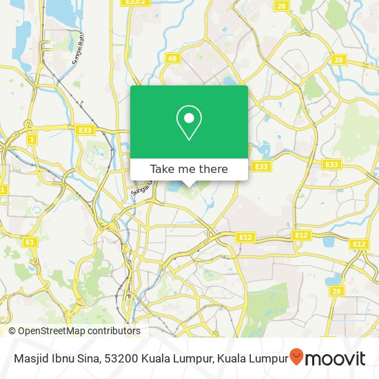 Masjid Ibnu Sina, 53200 Kuala Lumpur map