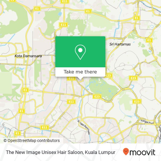 The New Image Unisex Hair Saloon map
