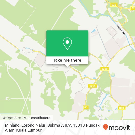 Minland, Lorong Naluri Sukma A 8 / A 45010 Puncak Alam map