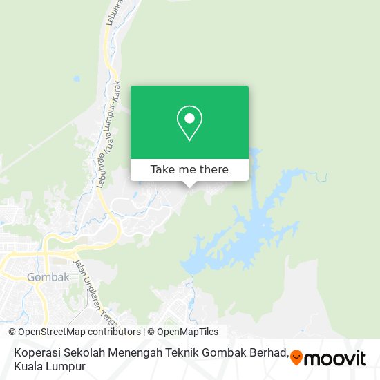 Koperasi Sekolah Menengah Teknik Gombak Berhad map