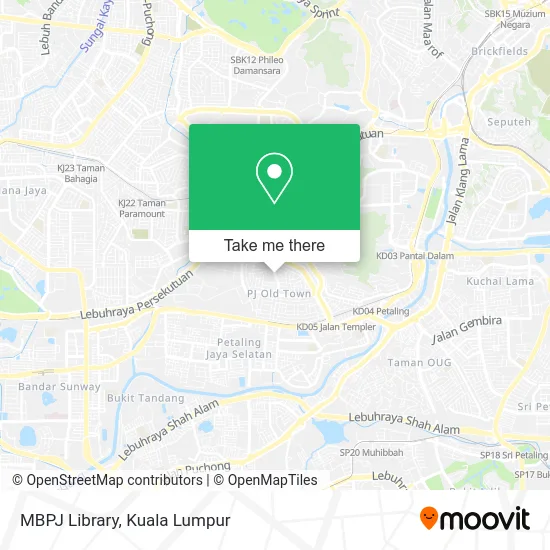 MBPJ Library map
