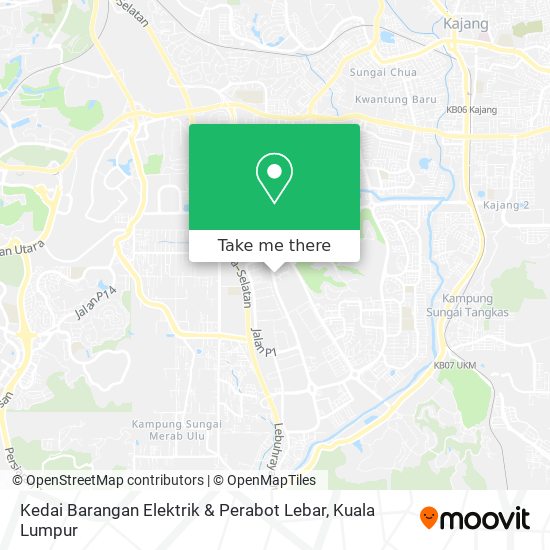 Kedai Barangan Elektrik & Perabot Lebar map