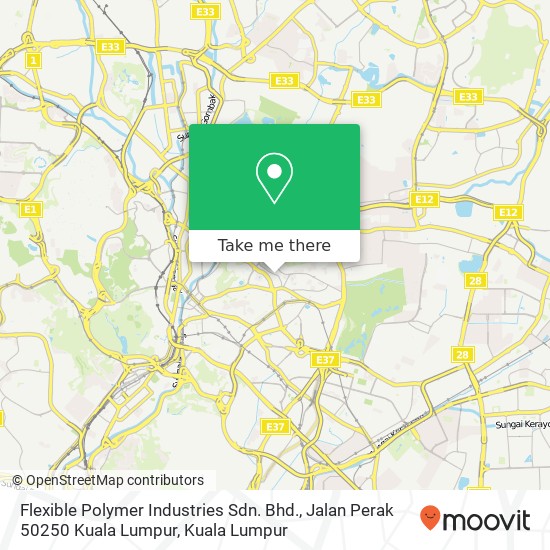 Flexible Polymer Industries Sdn. Bhd., Jalan Perak 50250 Kuala Lumpur map