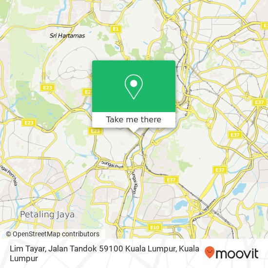 Lim Tayar, Jalan Tandok 59100 Kuala Lumpur map