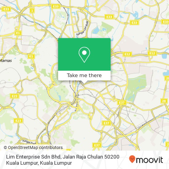 Peta Lim Enterprise Sdn Bhd, Jalan Raja Chulan 50200 Kuala Lumpur