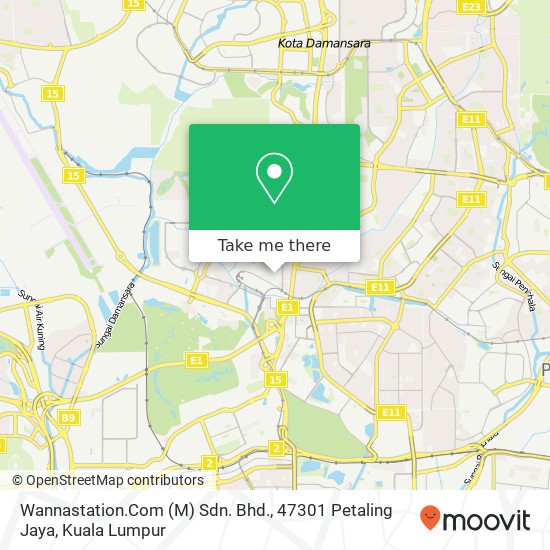 Peta Wannastation.Com (M) Sdn. Bhd., 47301 Petaling Jaya