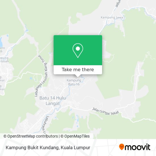 Kampung Bukit Kundang map