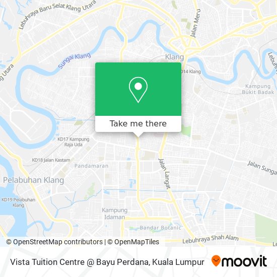 Peta Vista Tuition Centre @ Bayu Perdana