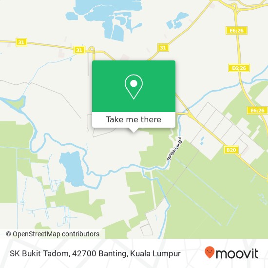 SK Bukit Tadom, 42700 Banting map