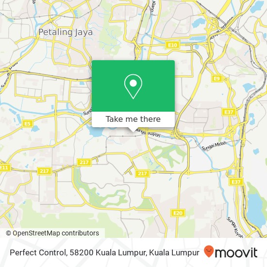 Peta Perfect Control, 58200 Kuala Lumpur