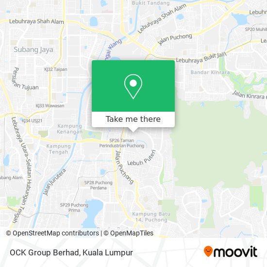 OCK Group Berhad map