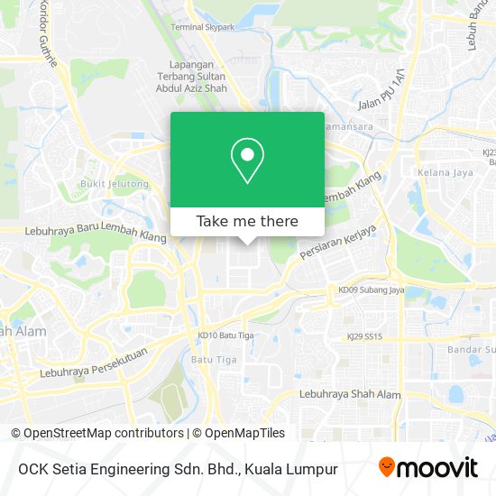 Peta OCK Setia Engineering Sdn. Bhd.