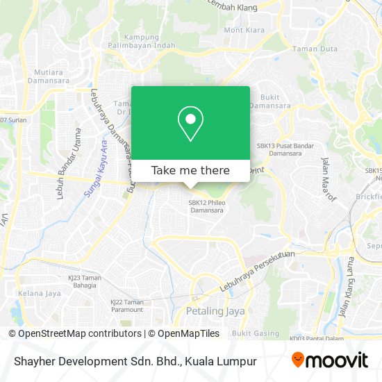 Shayher Development Sdn. Bhd. map