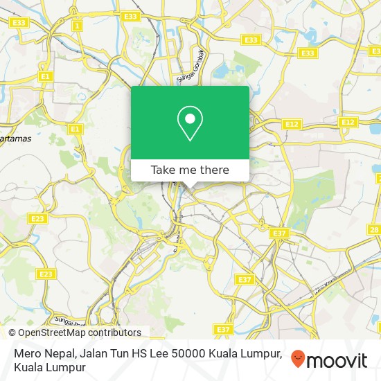 Peta Mero Nepal, Jalan Tun HS Lee 50000 Kuala Lumpur