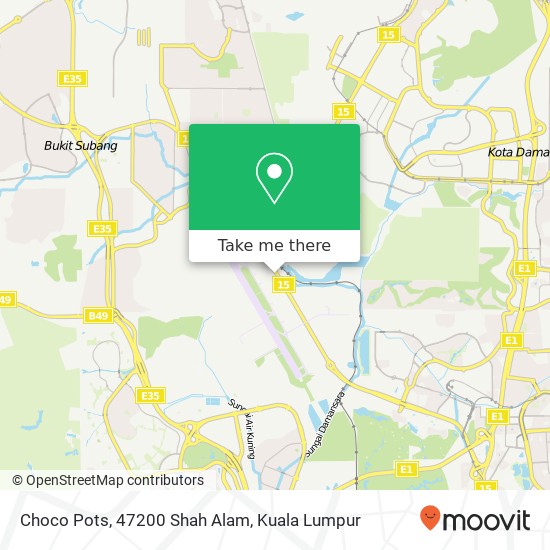 Choco Pots, 47200 Shah Alam map